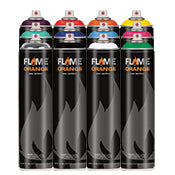 Flame Orange 500ml- Thick Black