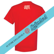 Load image into Gallery viewer, Catch The Cat Logo Tee (Red) In Store Only
