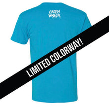 Load image into Gallery viewer, Catch The Cat Logo Tee (Turquoise)
