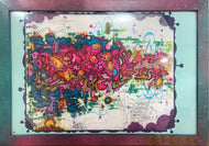 Untitled framed Canvas by Defrok