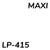 LP-415 Maxi White